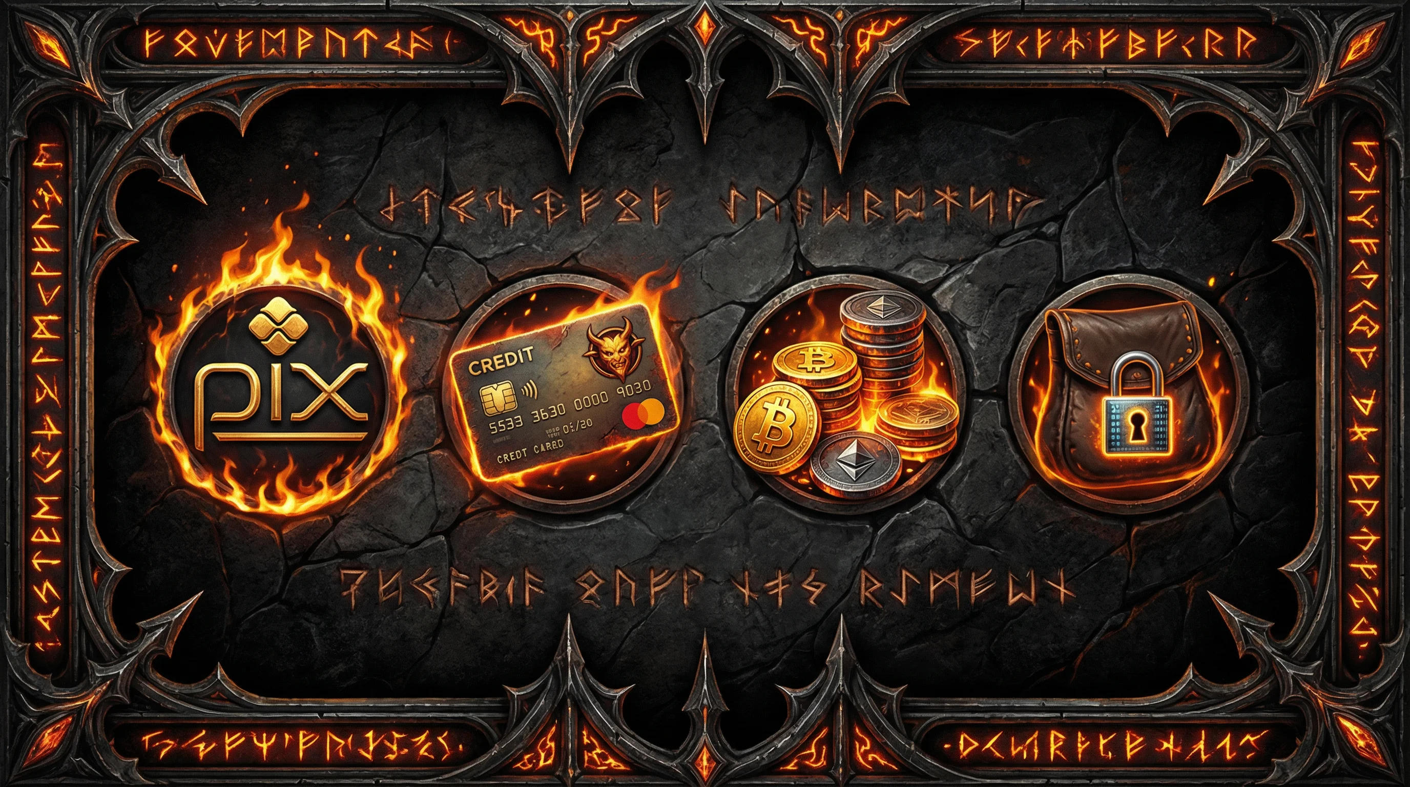 Métodos de pagamento do ktobet incluindo PIX, cartões e criptomoedas